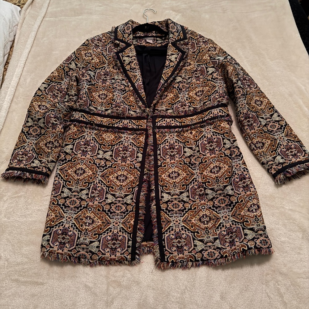 Chico's Multicolor Patterned Blazer - image 1